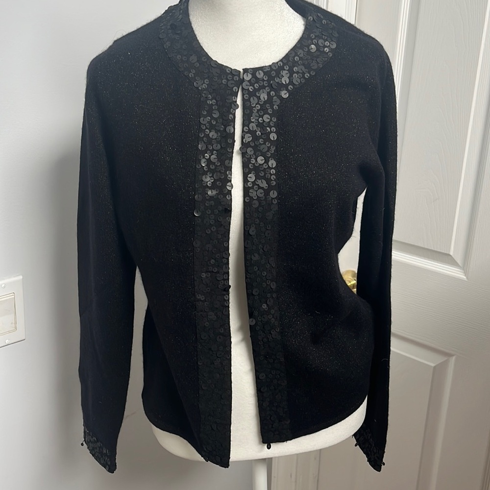 Charter club sweater with sequins